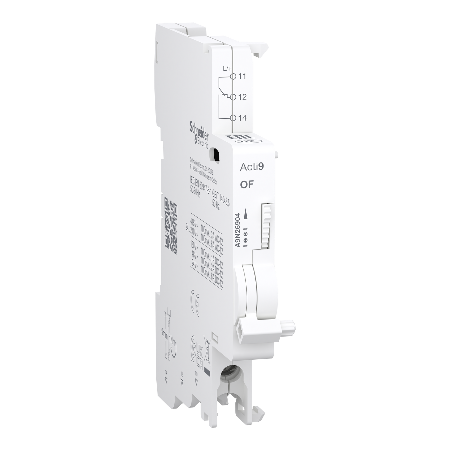 Schneider Electric-A9N26904-C60 C120 OF 1OC 100mA to 6A, AC-DC