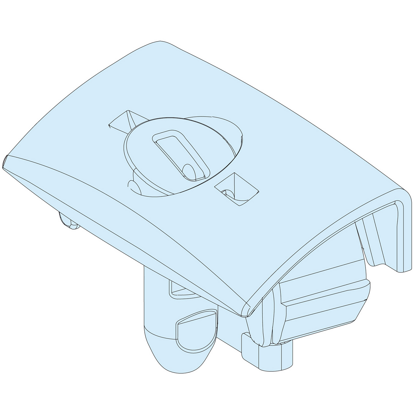 Schneider Electric-LVS01094-Préhenseur de plastron 1/4tr