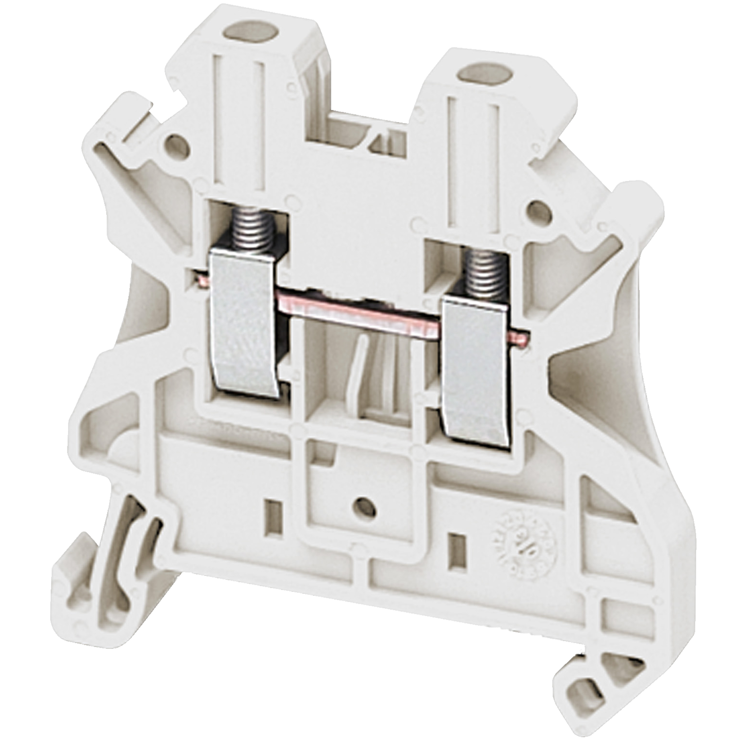 Schneider Electric-NSYTRV22WH-Borne à vis - passant - 2 points - 2,5mm² - blanc