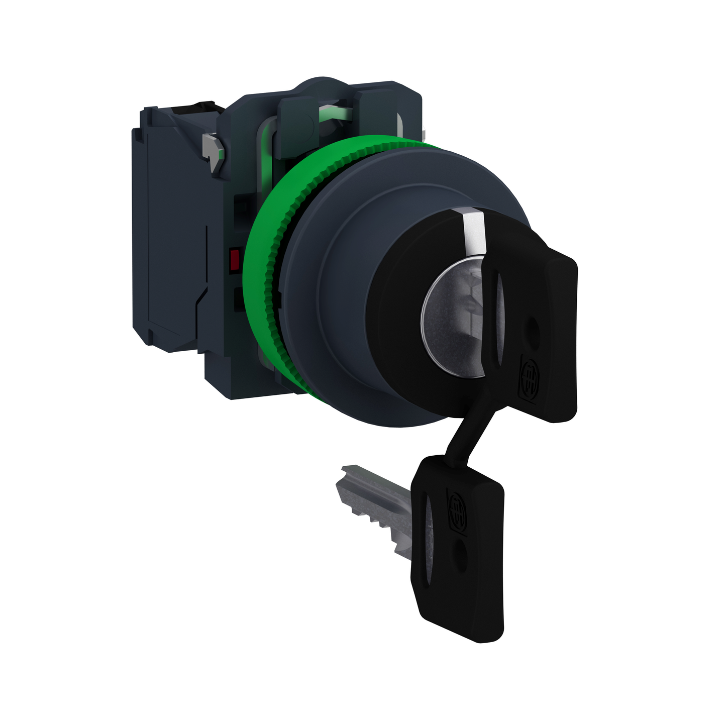 Schneider Electric-XB5FG03-Harmony XB5 - bouton à clé 455 - flush - 3 pos fix - retr GCD - 2F - vis