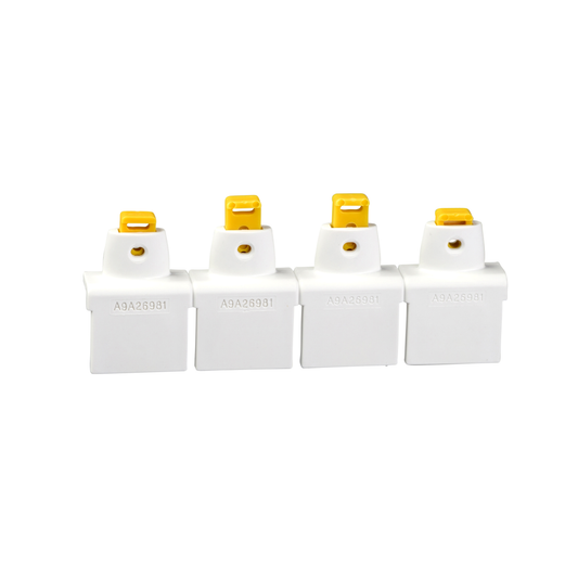 Schneider Electric-A9A26981-Acti9, cache-vis pour iC60 iID, 4P, lot de 20