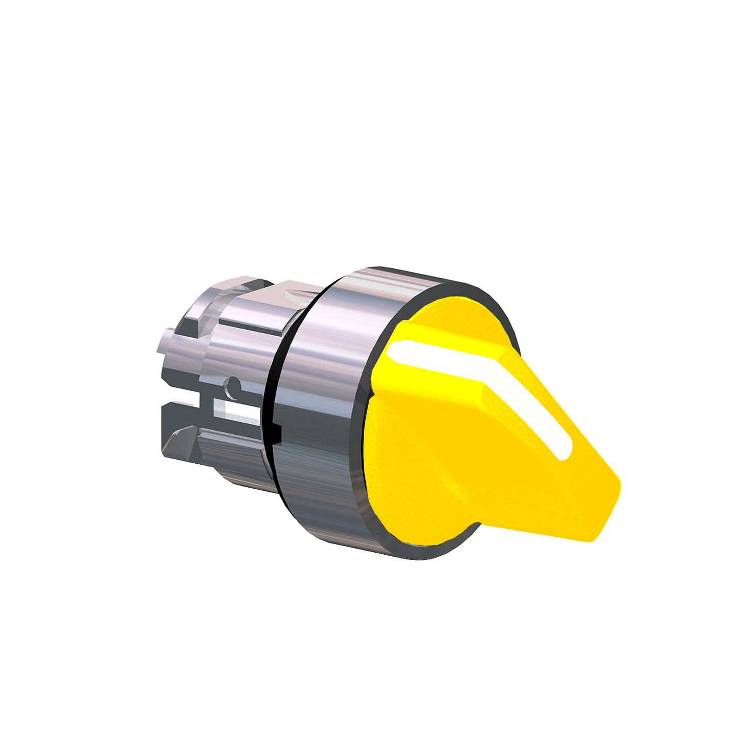Schneider Electric-ZB4BD205-Harmony XB4 - tête bouton tournant à manette - Ø22 - 2 posit fixes - jaune