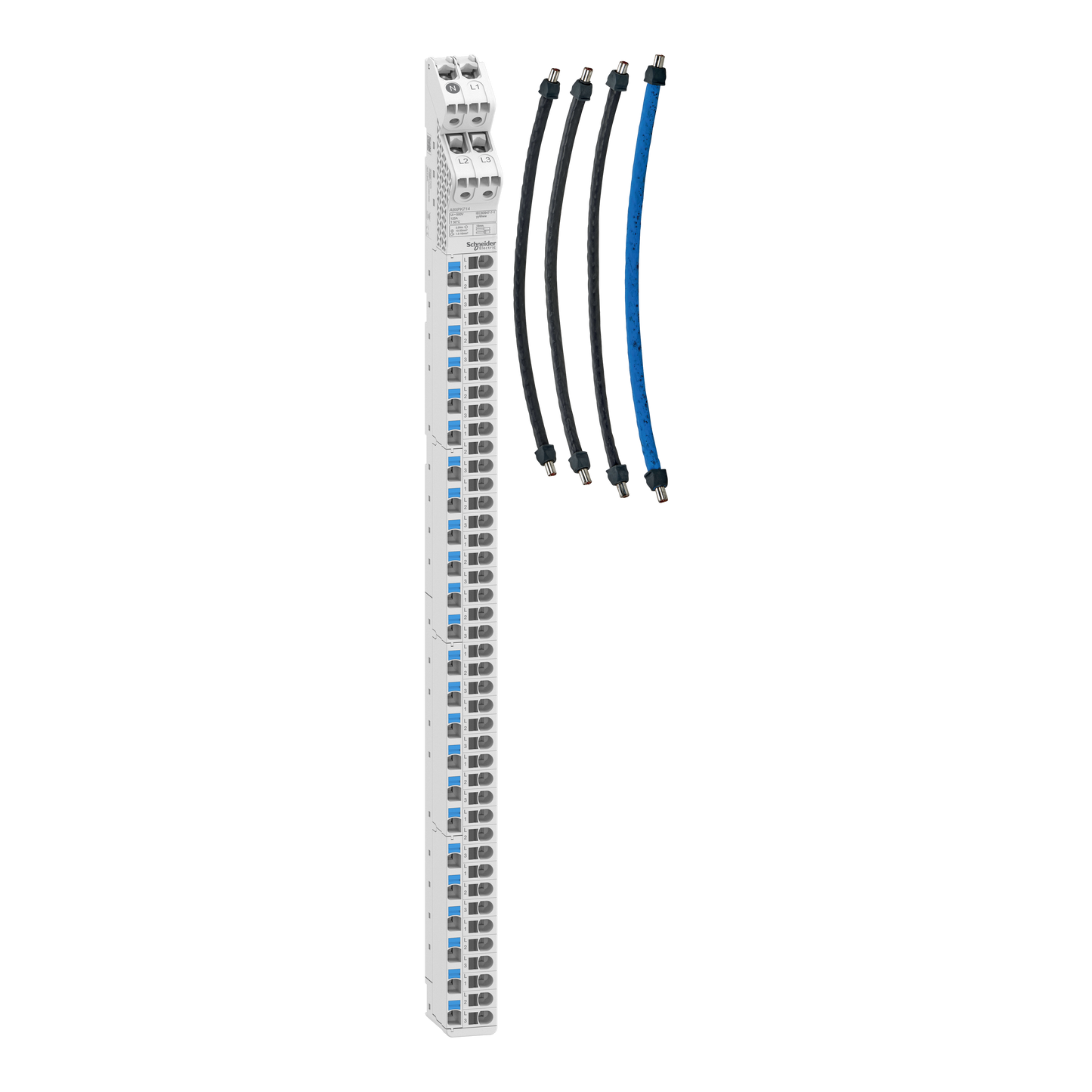 Schneider Electric-A9XPK715-Acti9 Vdis - répartiteur vertical - 160A 250/440V 66 points de connexion