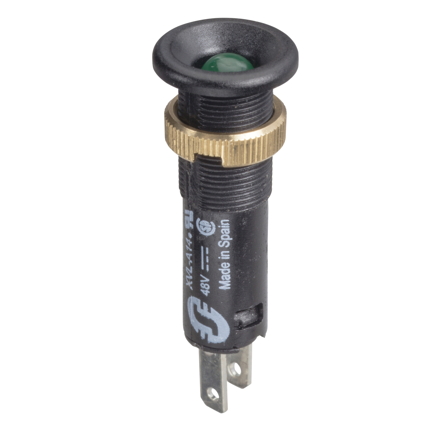 Schneider Electric-XVLA143-Harmony XVL - voyant LED - Ø8 - vert - 48V - col noire - cosses Faston