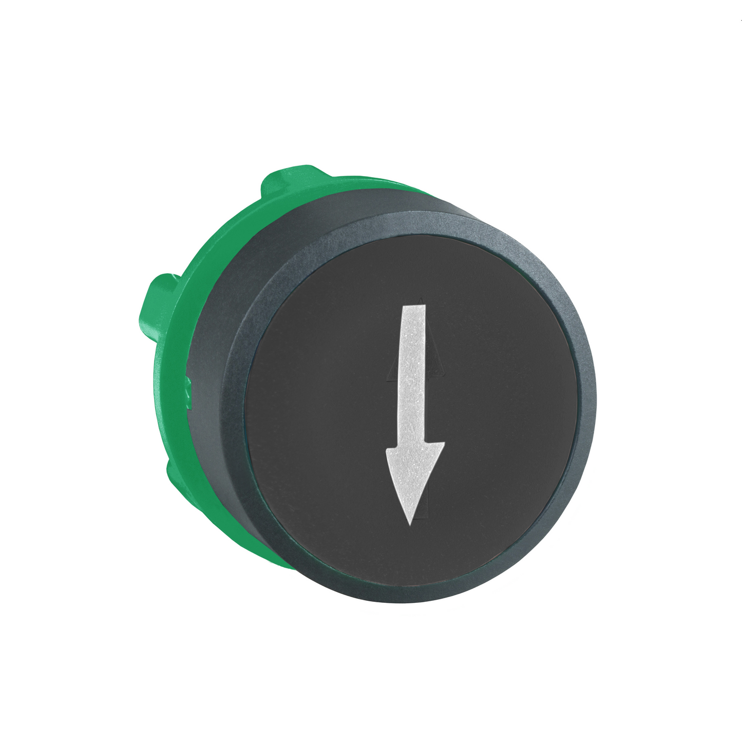 Schneider Electric-ZB5AA335-Harmony XB5 - tête bouton poussoir - affleurant - Ø22 - noir - texte '?'