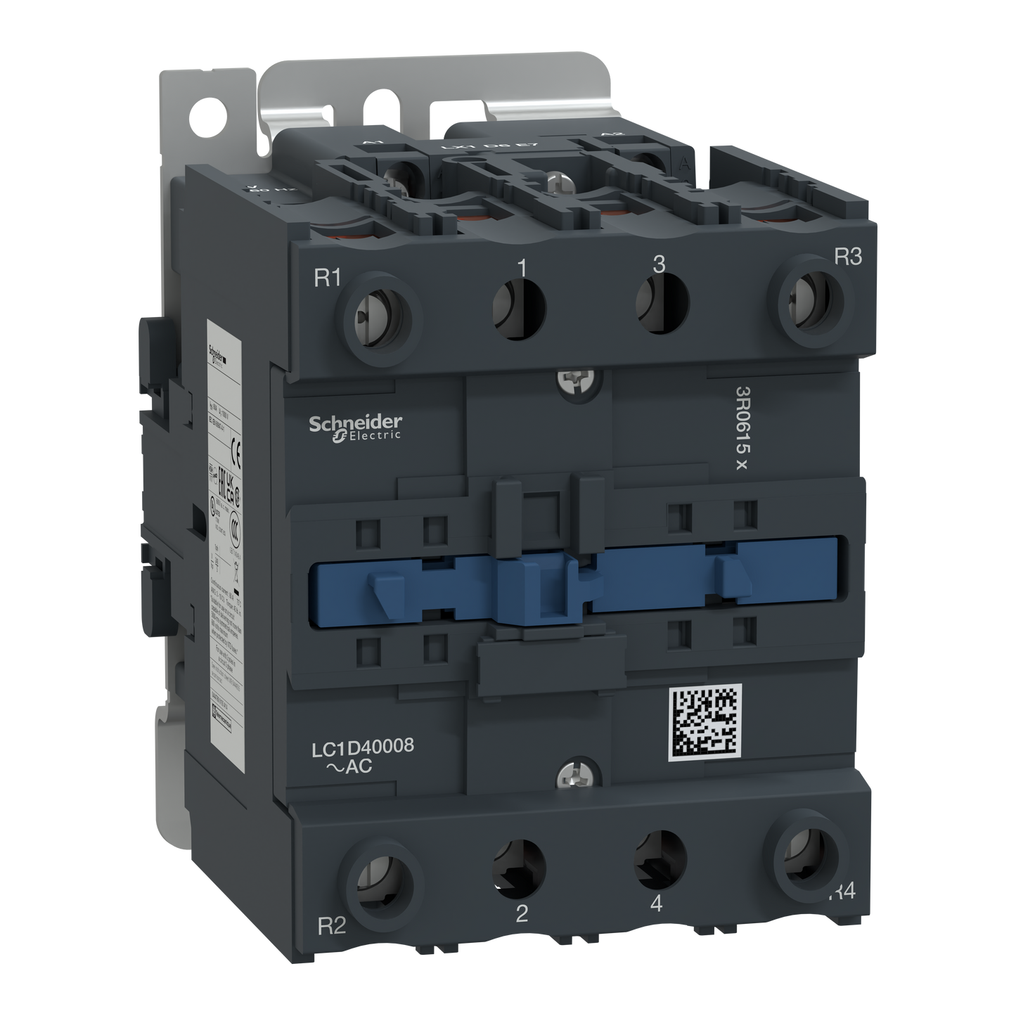 Schneider Electric-LC1D40008U7-TeSys LC1D - contacteur - 4P (2F+2O) - AC-1 440V - 60A - bobine 240Vca