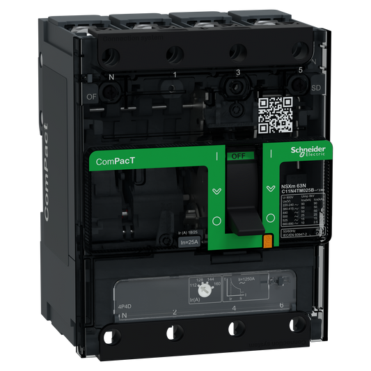 Schneider Electric-C11N4TM025B-NSXmN DISJ 4P4D TMD 25A COSSE