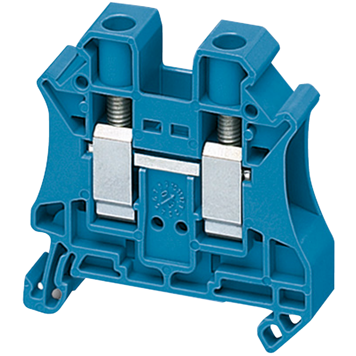 Schneider Electric-NSYTRV102BL-Borne à vis - passant - 2 points - 10mm² - bleu