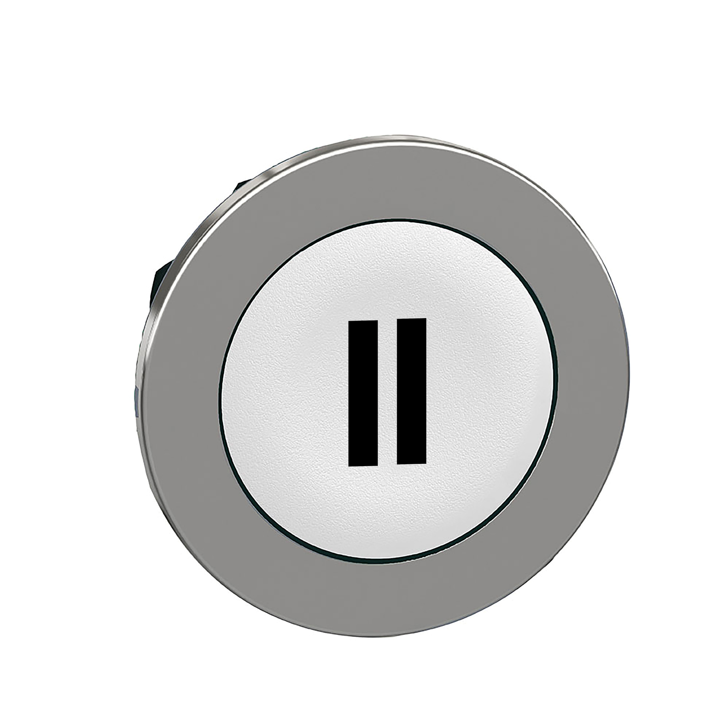 Schneider Electric-ZB4FA136-Harmony XB4 - tête bouton poussoir à impulsion - flush - marqué - blanc