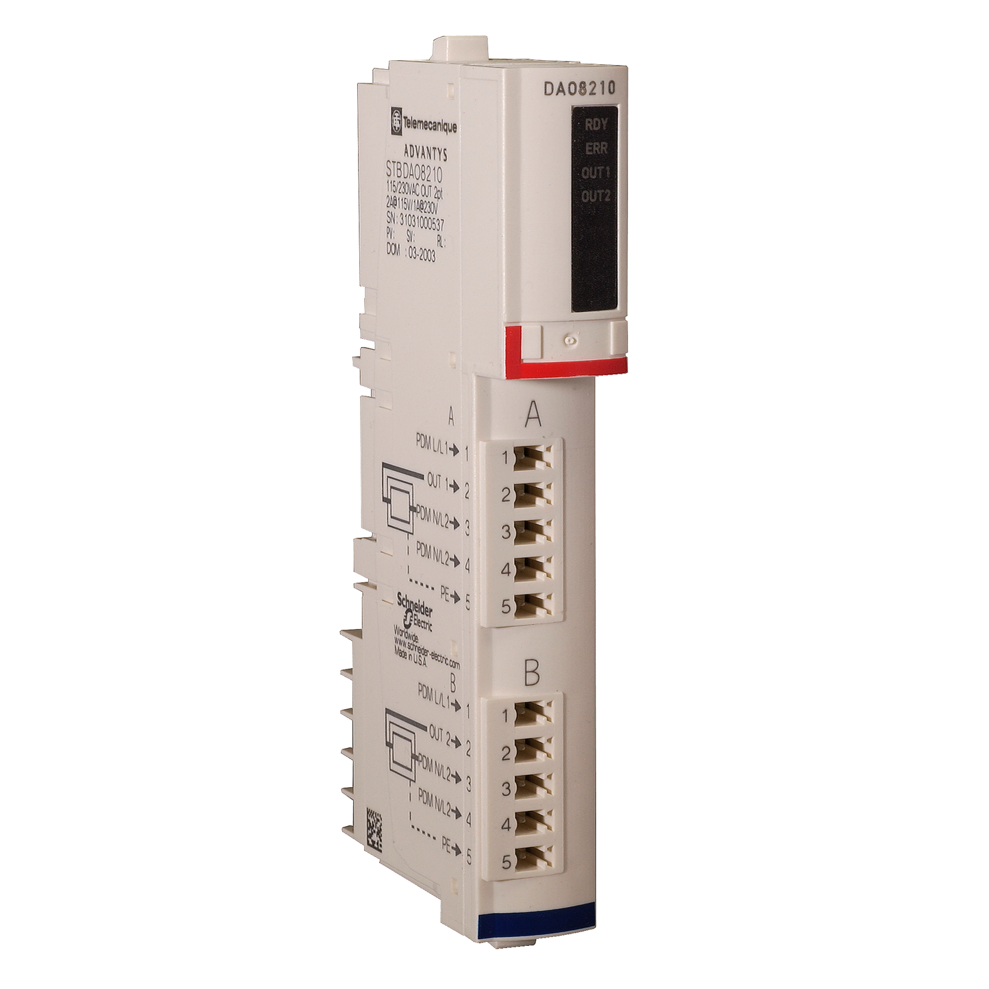 Schneider Electric-STBDAO8210K-Advantys STB - 115 230vac out 2pt kit