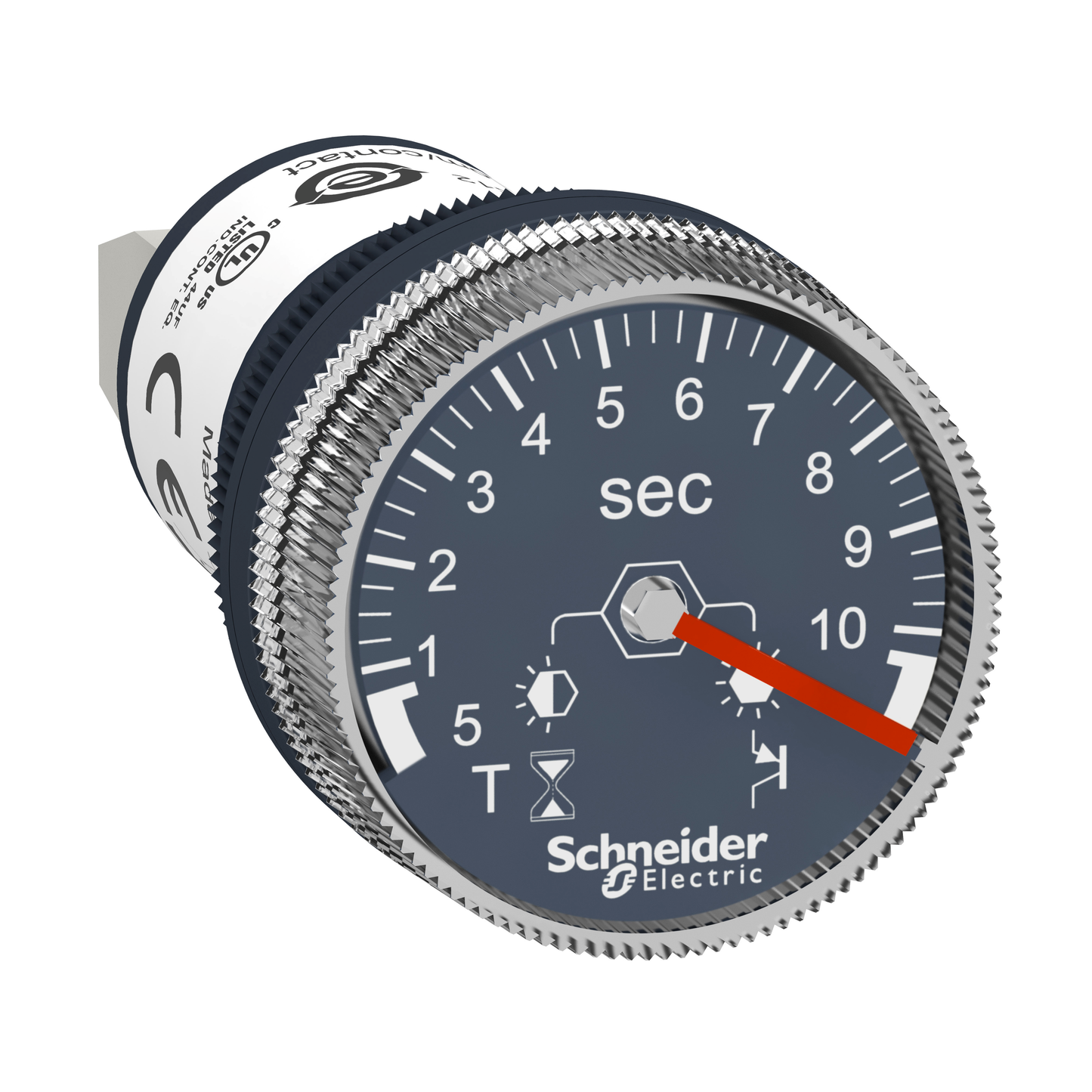 Schneider Electric-XB5DTB22-Harmony XB5 - temporisateur Ø22 sortie statique - fct A - 0,5s à 10s - 24V