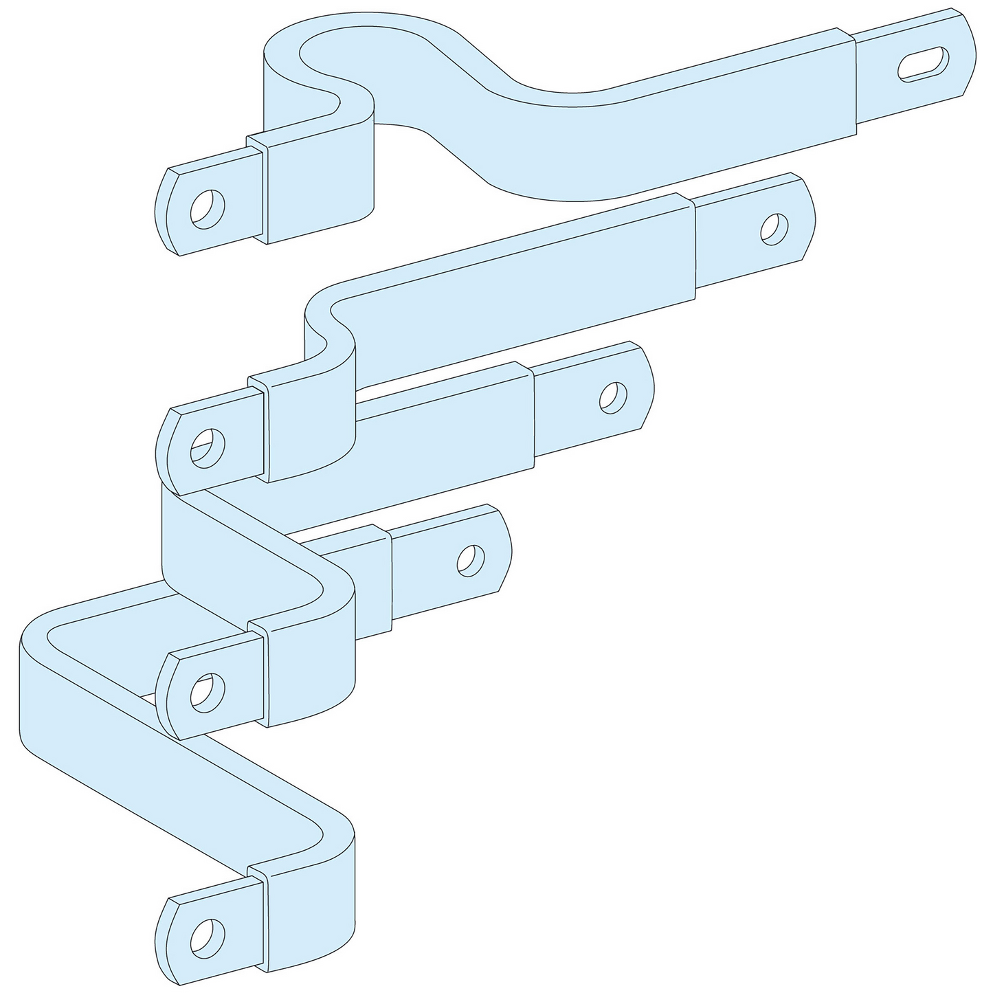 Schneider Electric-LVS04424-PrismaSeT P - Liaison JdB.V NSX100/250 - horizont. fixe maneton - 4P