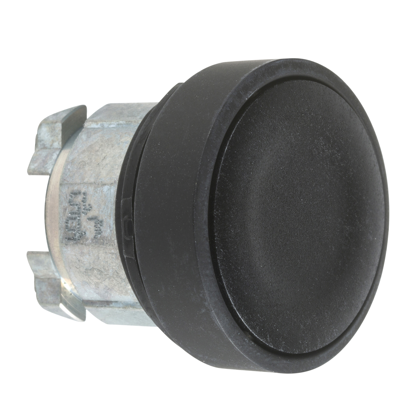 Schneider Electric-ZB4BA27-Harmony XB4 - tête bouton poussoir - affleurant - Ø22 - noir - collerette noir