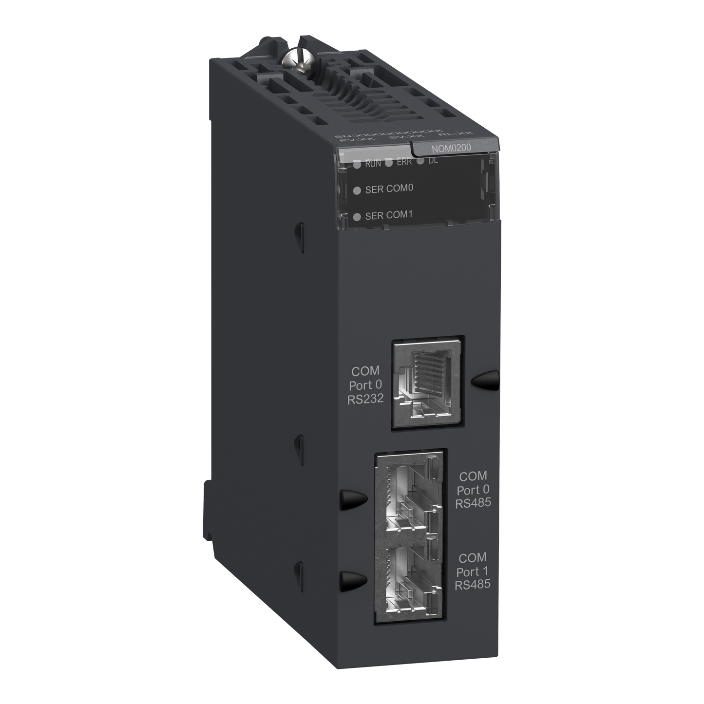 Schneider Electric-BMXNOM0200-Modicon X80 - module interface bus série RS485/RS232 Modbus ASCII 2 voies