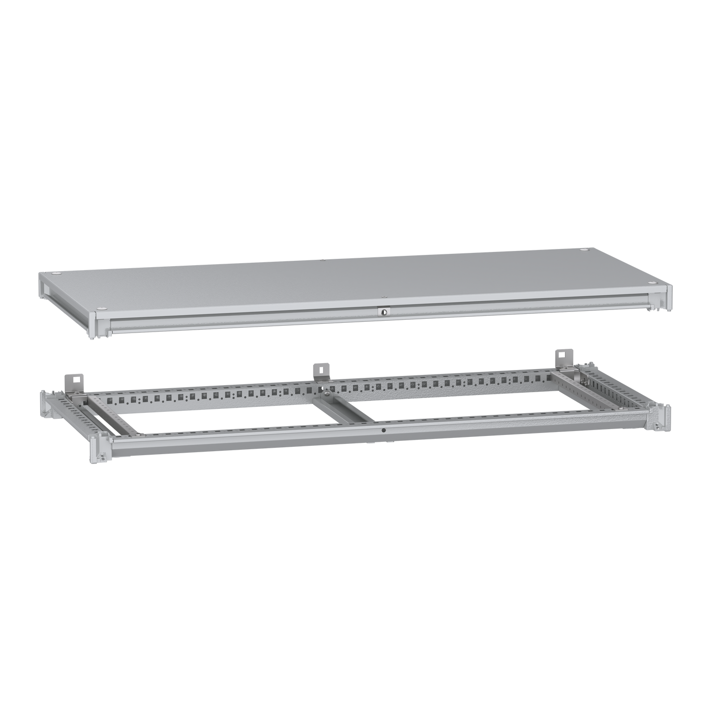 Schneider Electric-NSYSFNC125-PanelSeT SFN Kit - cadre supérieur et inférieur - 1200x500 mm (Hxl)