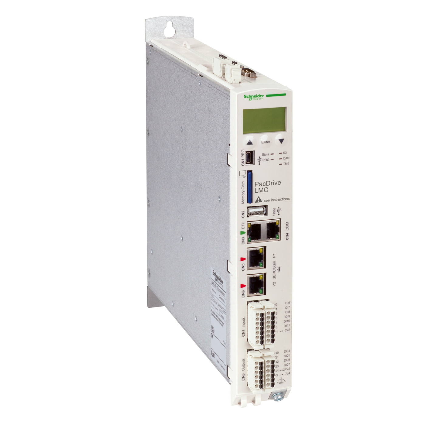 Schneider Electric-LMC100CAA10000-PacDrive-LMC Eco-Motion-0axe-8E-8S-4E Touchprobe-Carte SD-Canopen