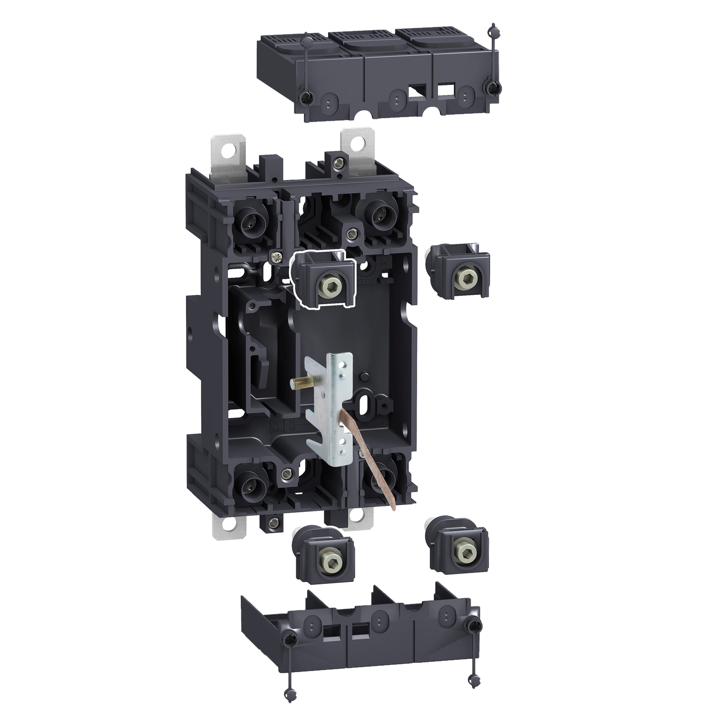 Schneider Electric-LV429288-ComPacT NSX - Kit débrochable sur socle - 2P - pour NSX100-250