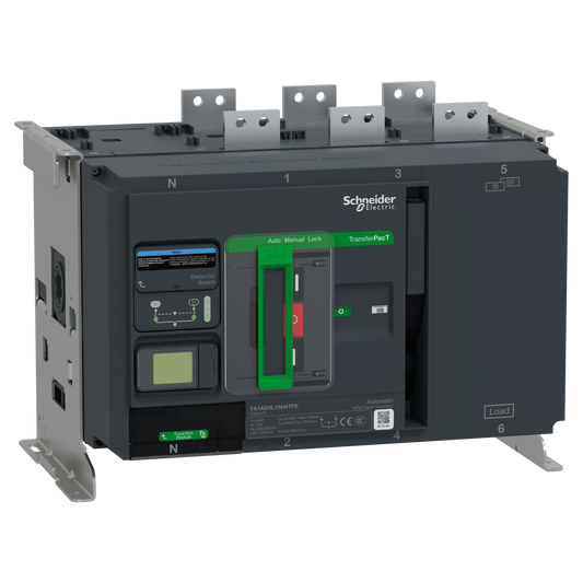 Schneider Electric-TA1AD3L12H4TPE-TransferPacT TA1600 - inverseur de sources - LCD - 1250A - 3P - 400Vca