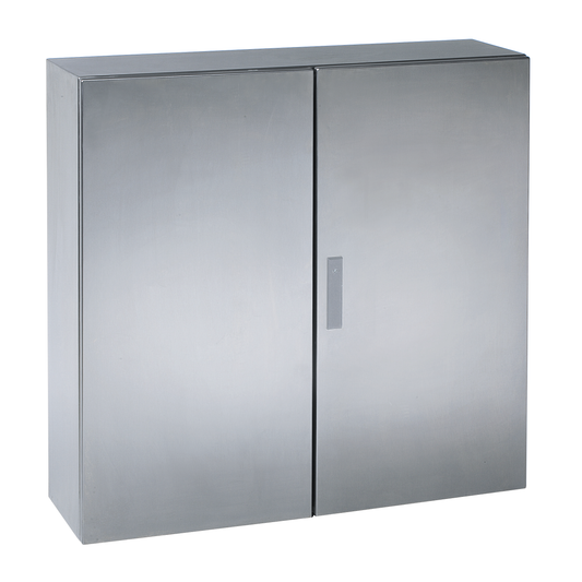 Schneider Electric-NSYS3X101030H-PanelSeT S3X - enveloppe compacte - inox 316L - finition brossé 1000x1000x300mm