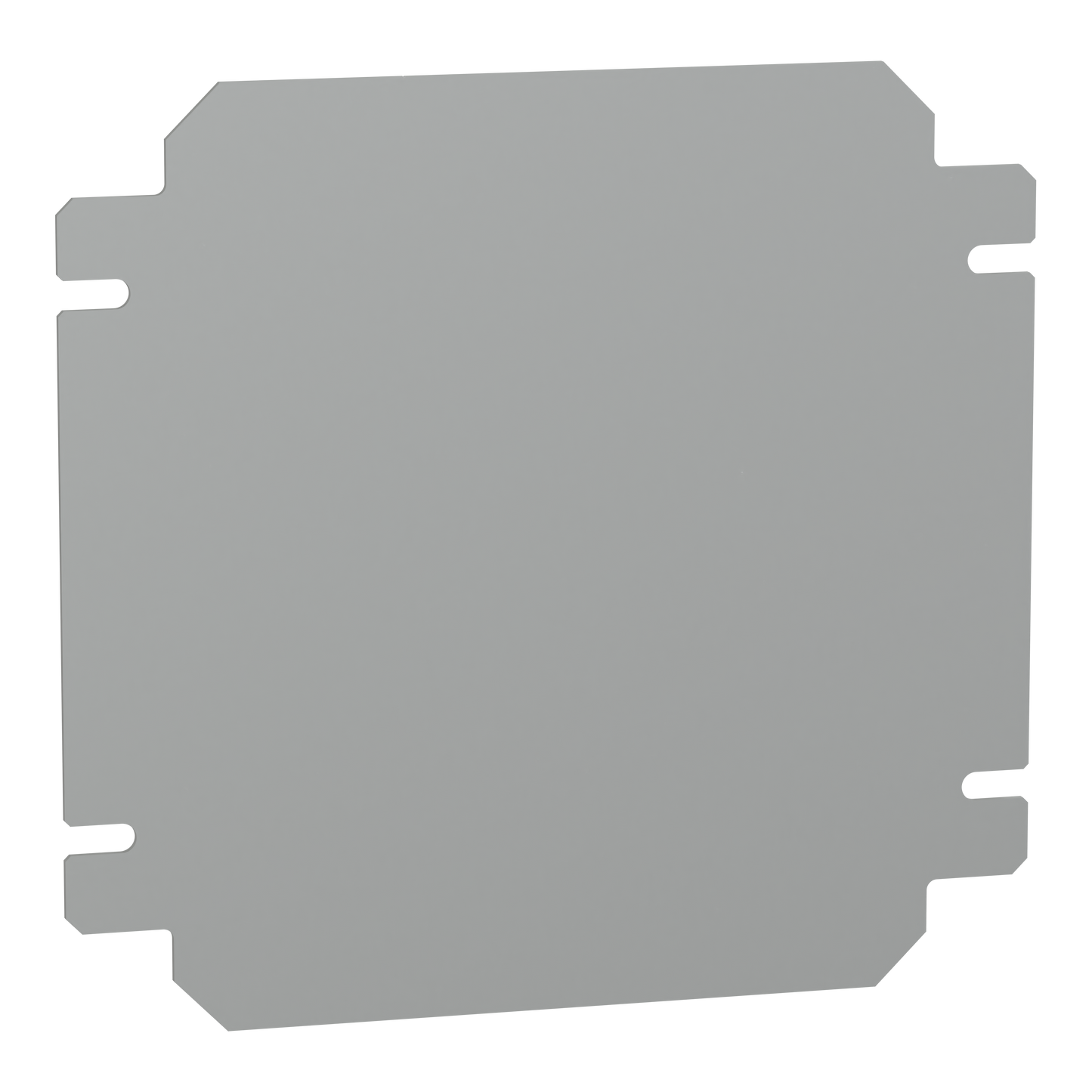Schneider Electric-NSYMM22SB-PanelSeT - Thalassa - châssis plein - acier galva. - pour boîte H=200xL=200mm