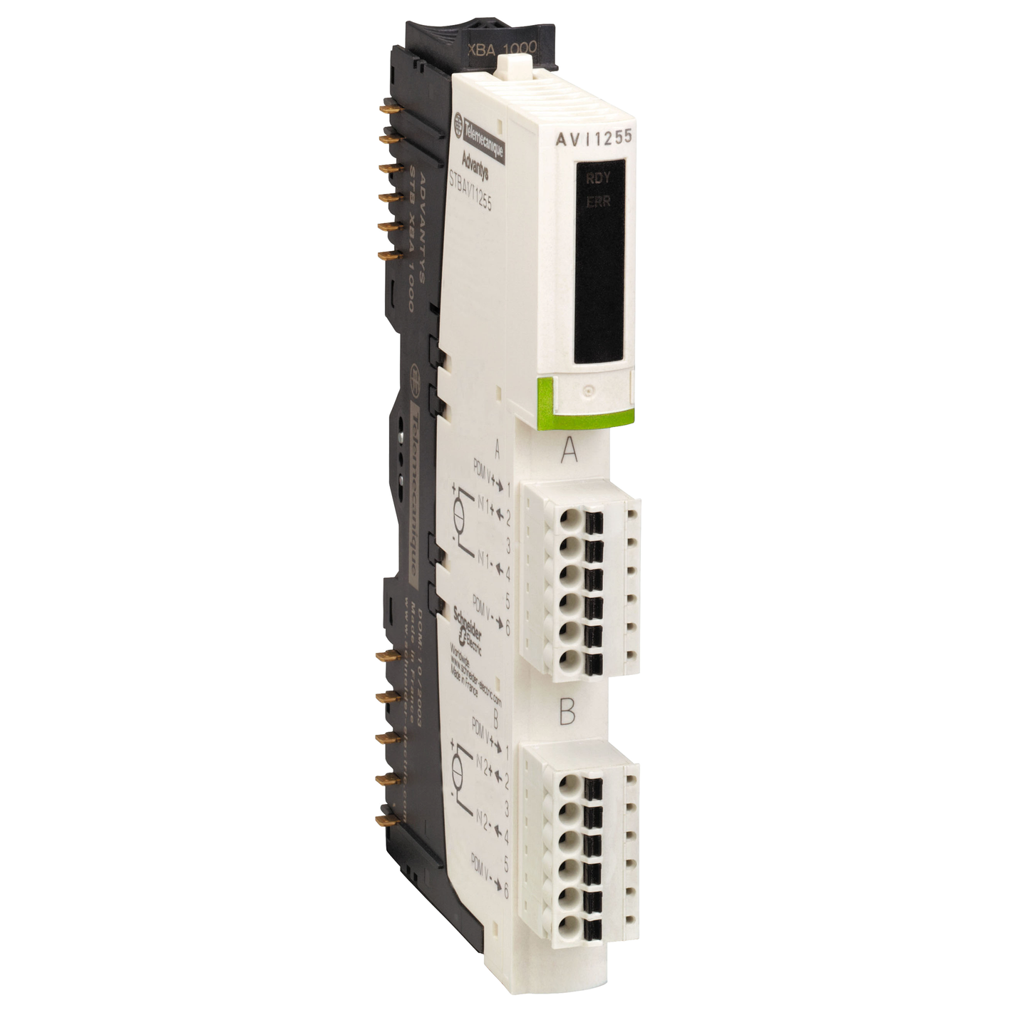 Schneider Electric-STBAVI1255K-ANALOG 0-10V IN 2CH BASE