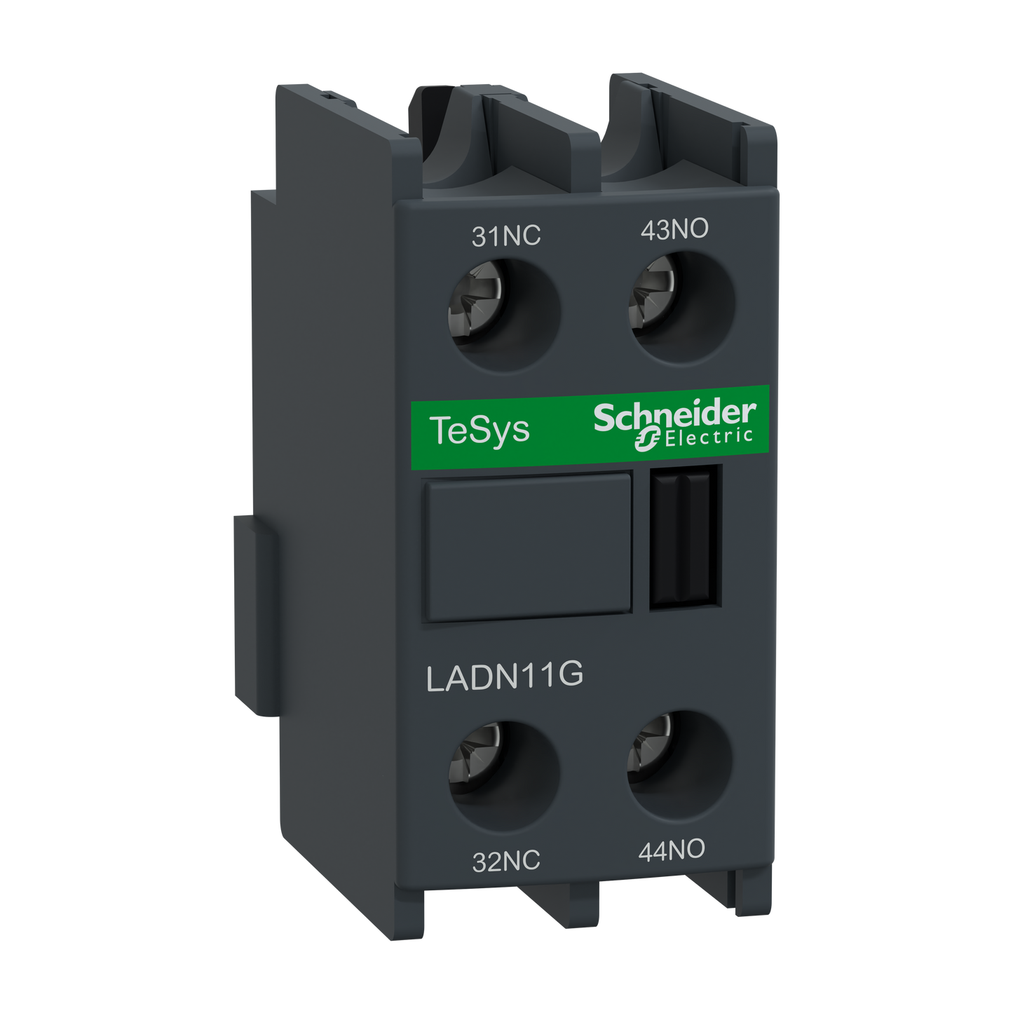 Schneider Electric-LADN11G-TeSys D - bloc contact aux front - 1F+1O - vis-étriers - 20 à 80A 3/4P - EN50012