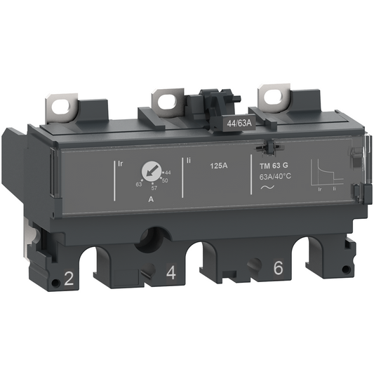 Schneider Electric-C103MG063-ComPacT NSX - Déclencheur magnéto-thermique TM-G 63A - 3P3D pour NSX100