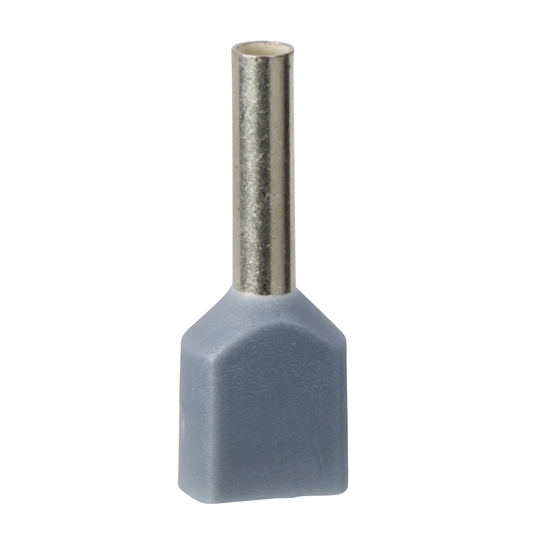 Schneider Electric-AZ5DE007D-Linergy AZ5 - embout de câble double - taille moyen - 0,75mm² - gris - DIN