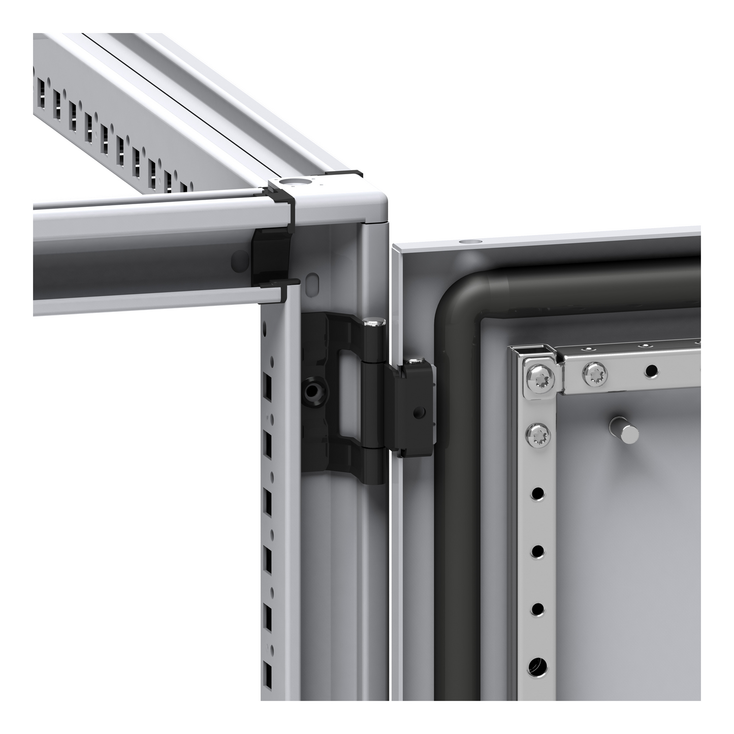 Schneider Electric-NSYSH180NC-PanelSeT Accessoires - 4 charnieres 180d RAL 9005