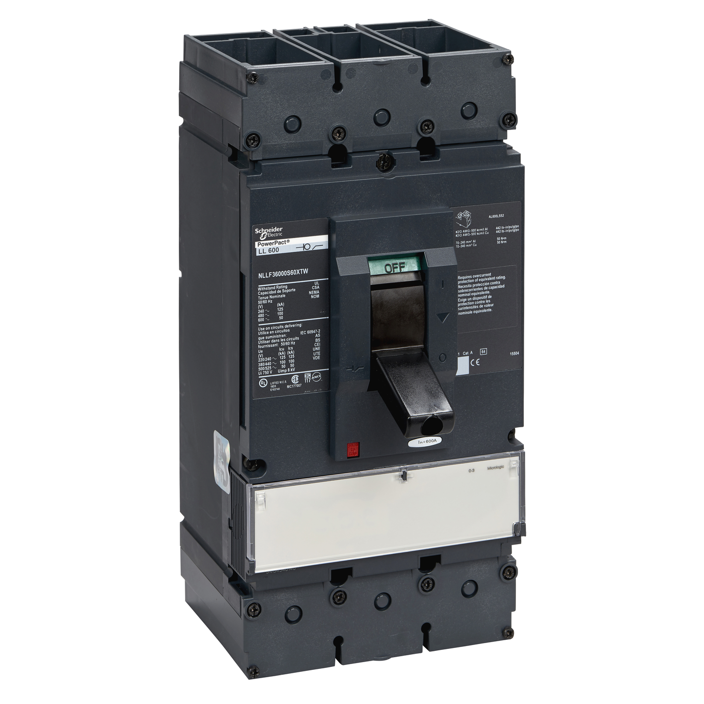 Schneider Electric-NLLF36000S60XTW-AUTOMATIC SWITCH (MCCB)