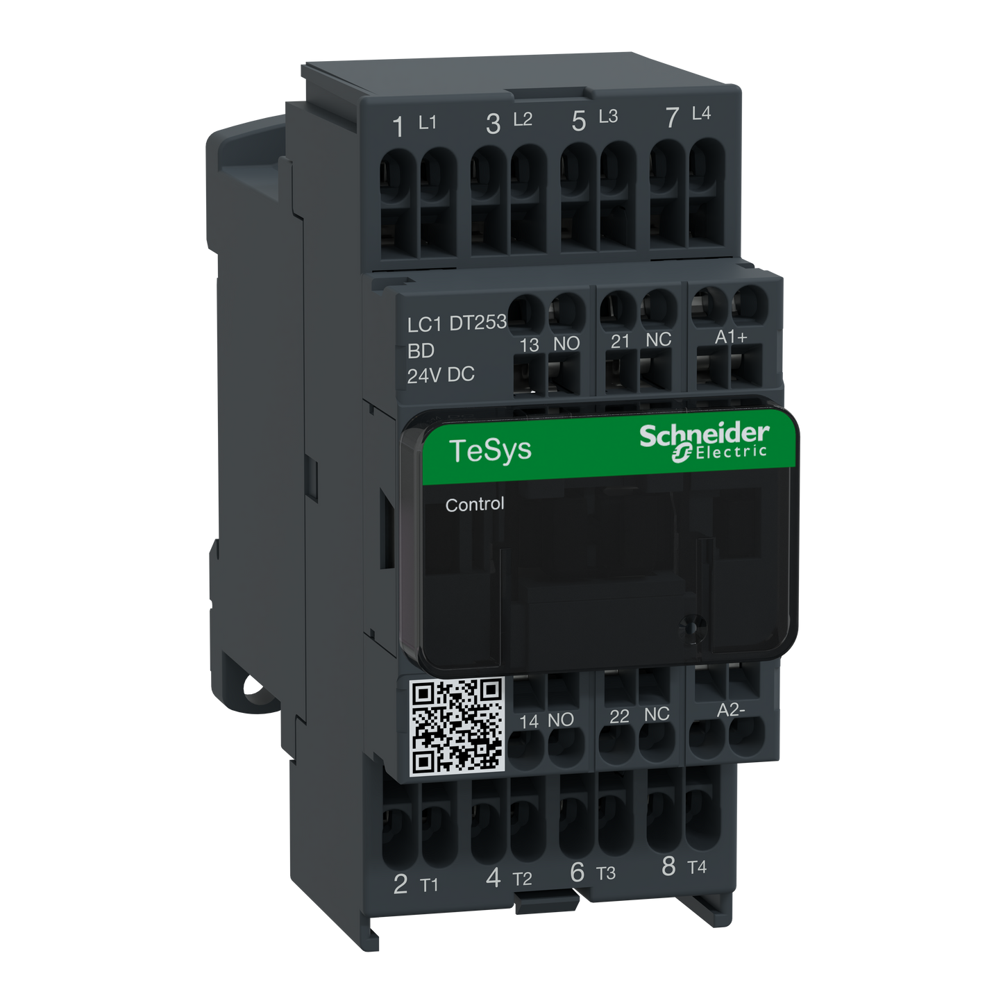 Schneider Electric-LC1DT253BD-TeSys LC1D - contacteur - 4P - AC-1 440V - 25A - bobine 24Vcc