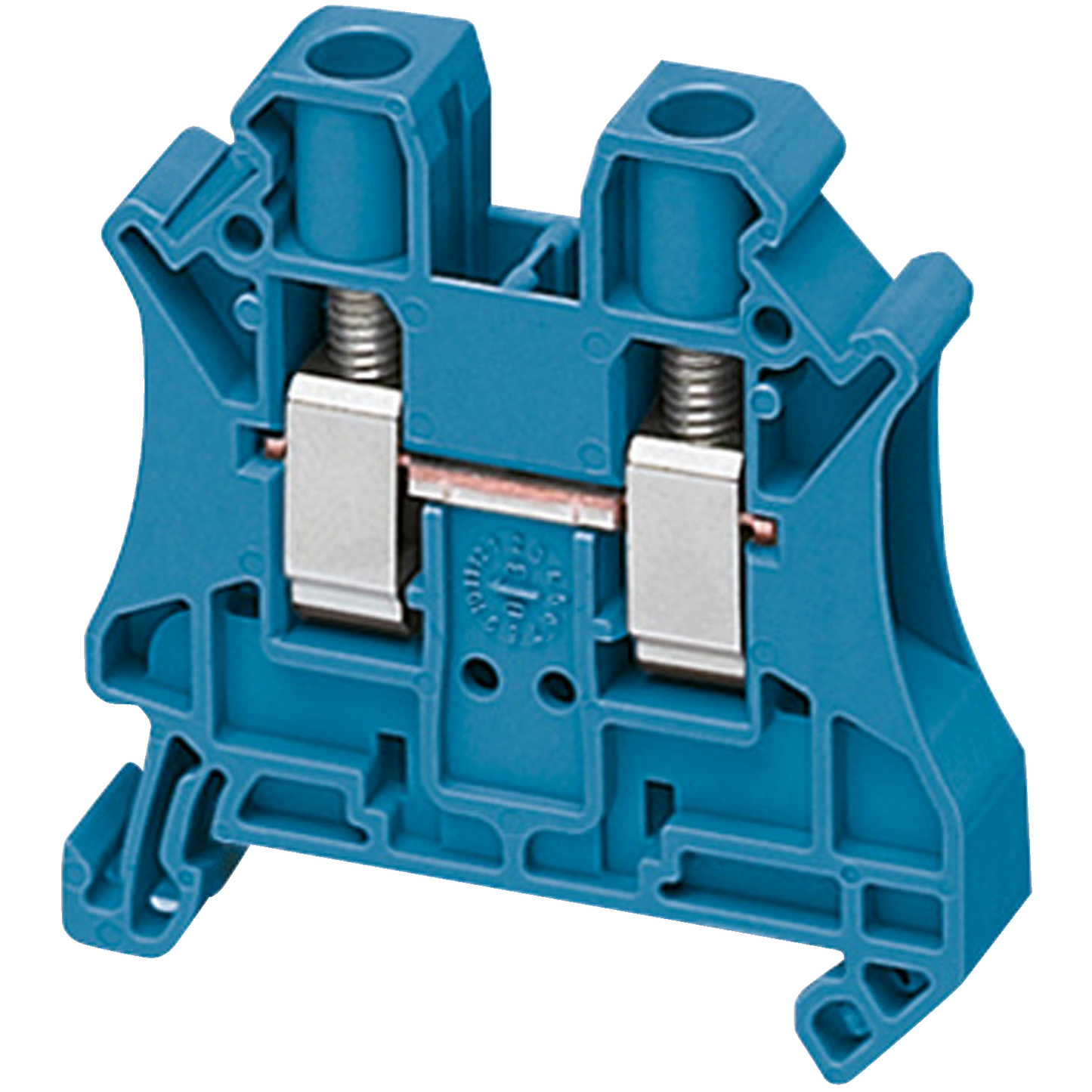 Schneider Electric-NSYTRV62BL-Borne à vis - passant - 2 points - 6mm² - bleu