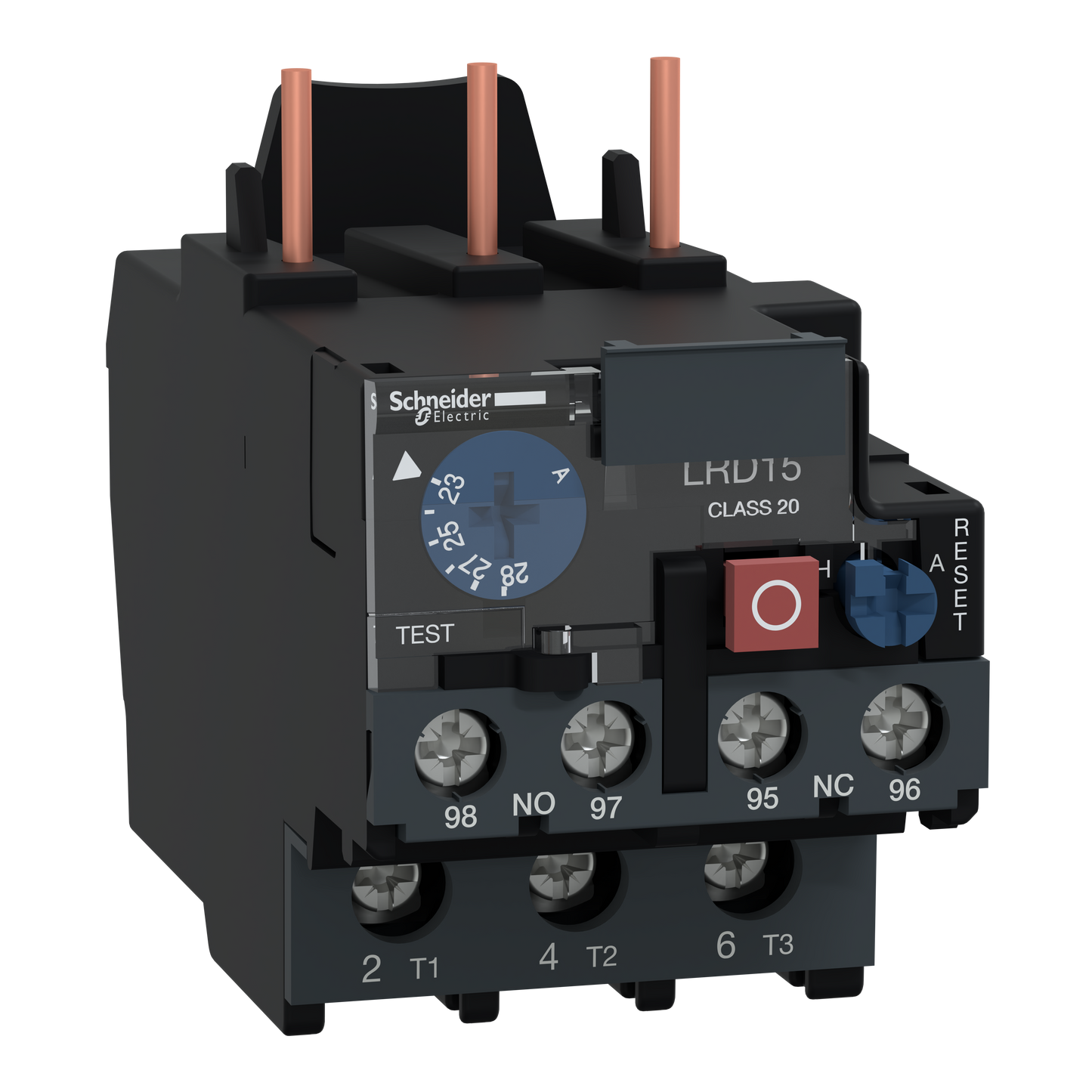 Schneider Electric-LRD1530-TeSys LRD - relais de protection thermique - 23..28A - classe 20