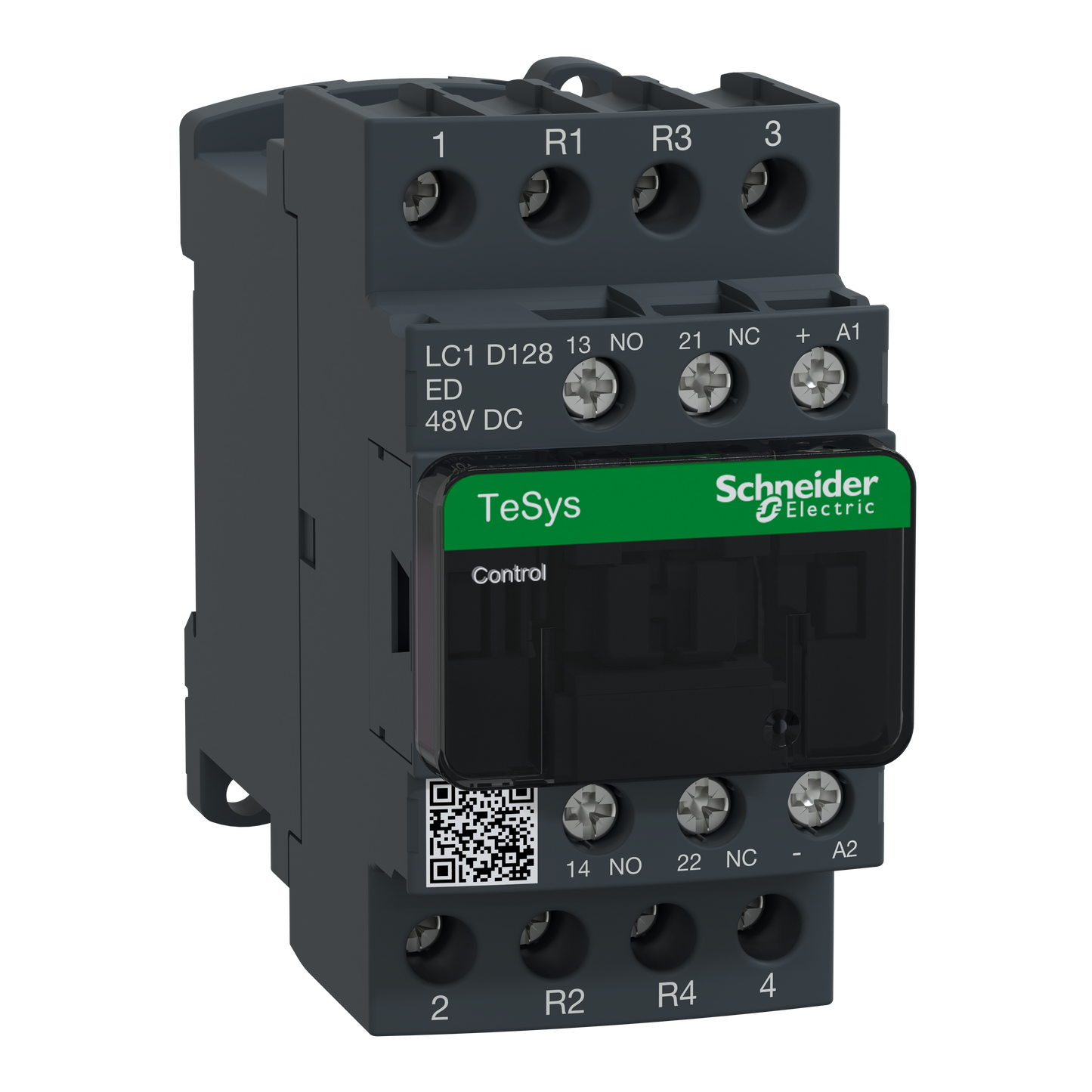 Schneider Electric-LC1D128ED-TeSys LC1D - contacteur - 4P (2F+2O) - AC-1 440V - 25A - bobine 48Vcc