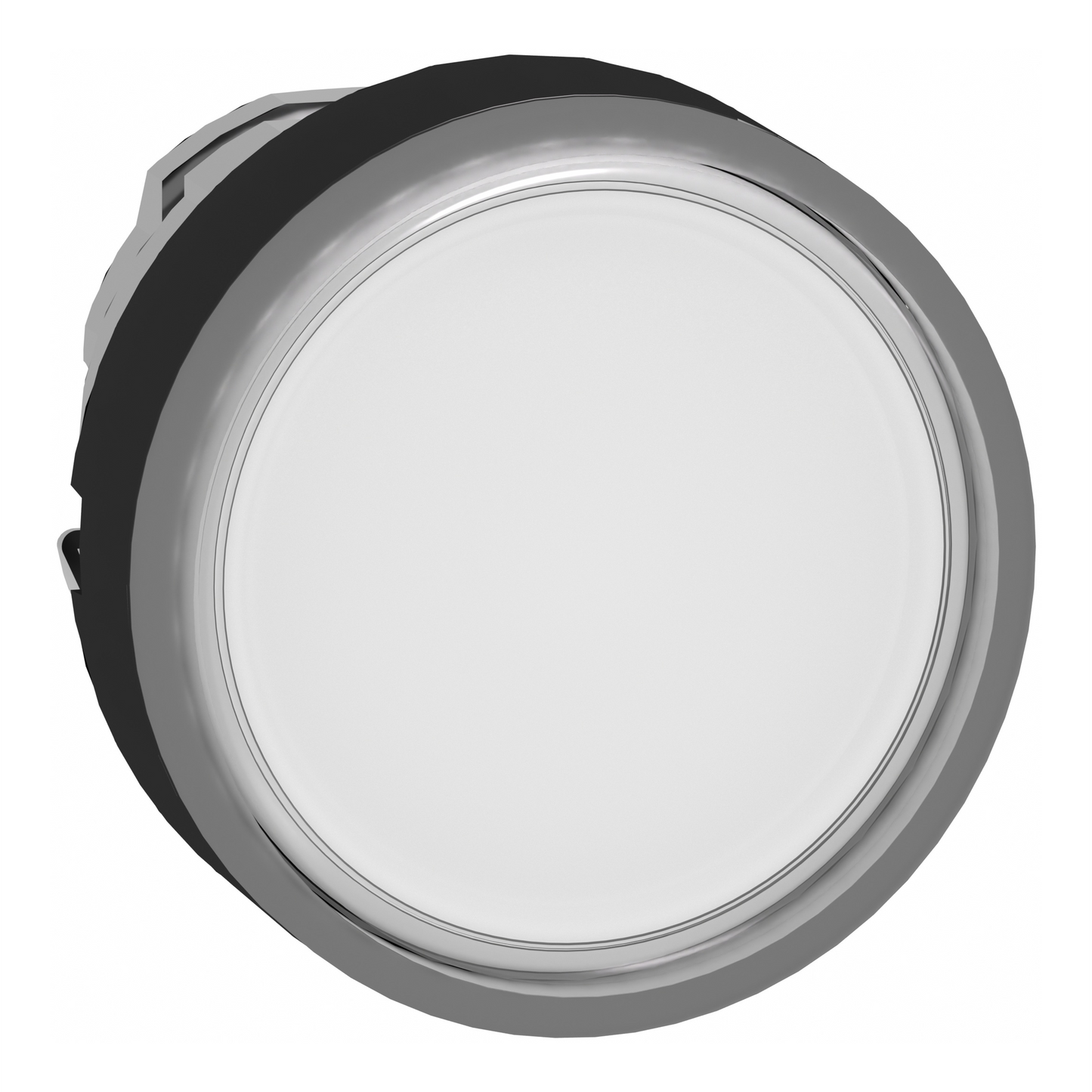Schneider Electric-ZB4BW3137-Harmony XB4 - tête bouton poussoir lumineux DEL - Ø22 - blanc