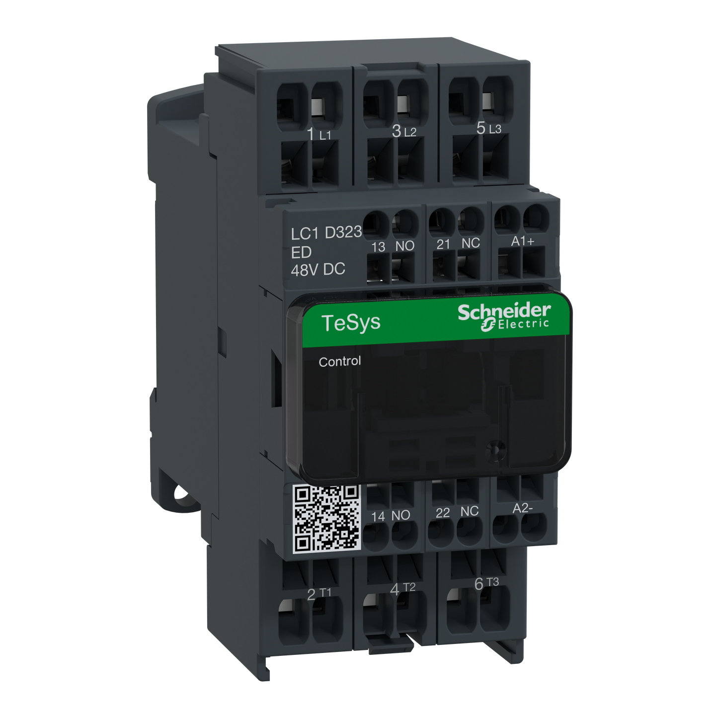 Schneider Electric-LC1D323ED-TeSys LC1D - contacteur - 3P - AC-3 440V - 32A - bobine 48Vcc