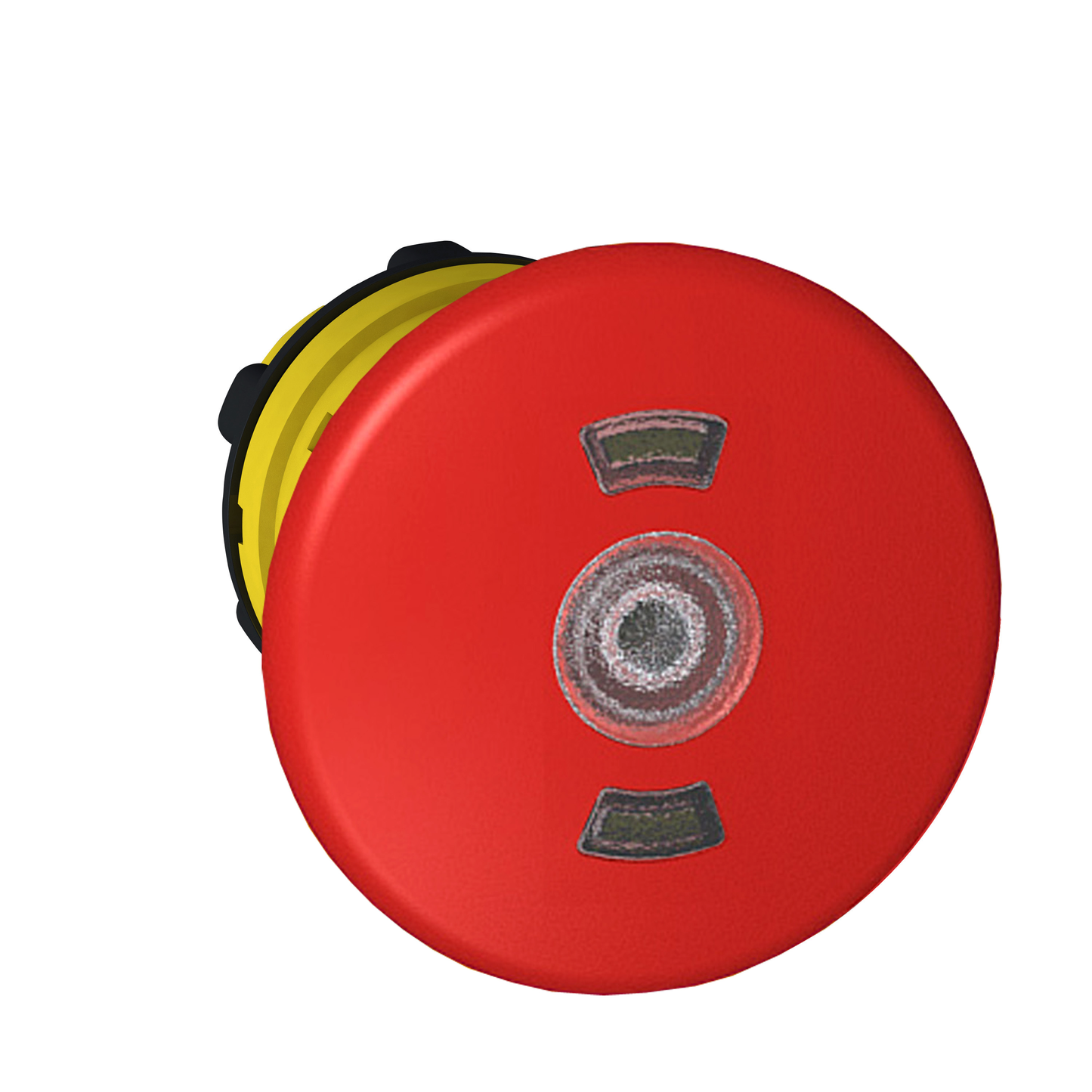 Schneider Electric-ZB5AT8643M-Harmony - tête de arrêt d'urgence lumineux Ø40mm - pousser tirer - Ø22 - rouge