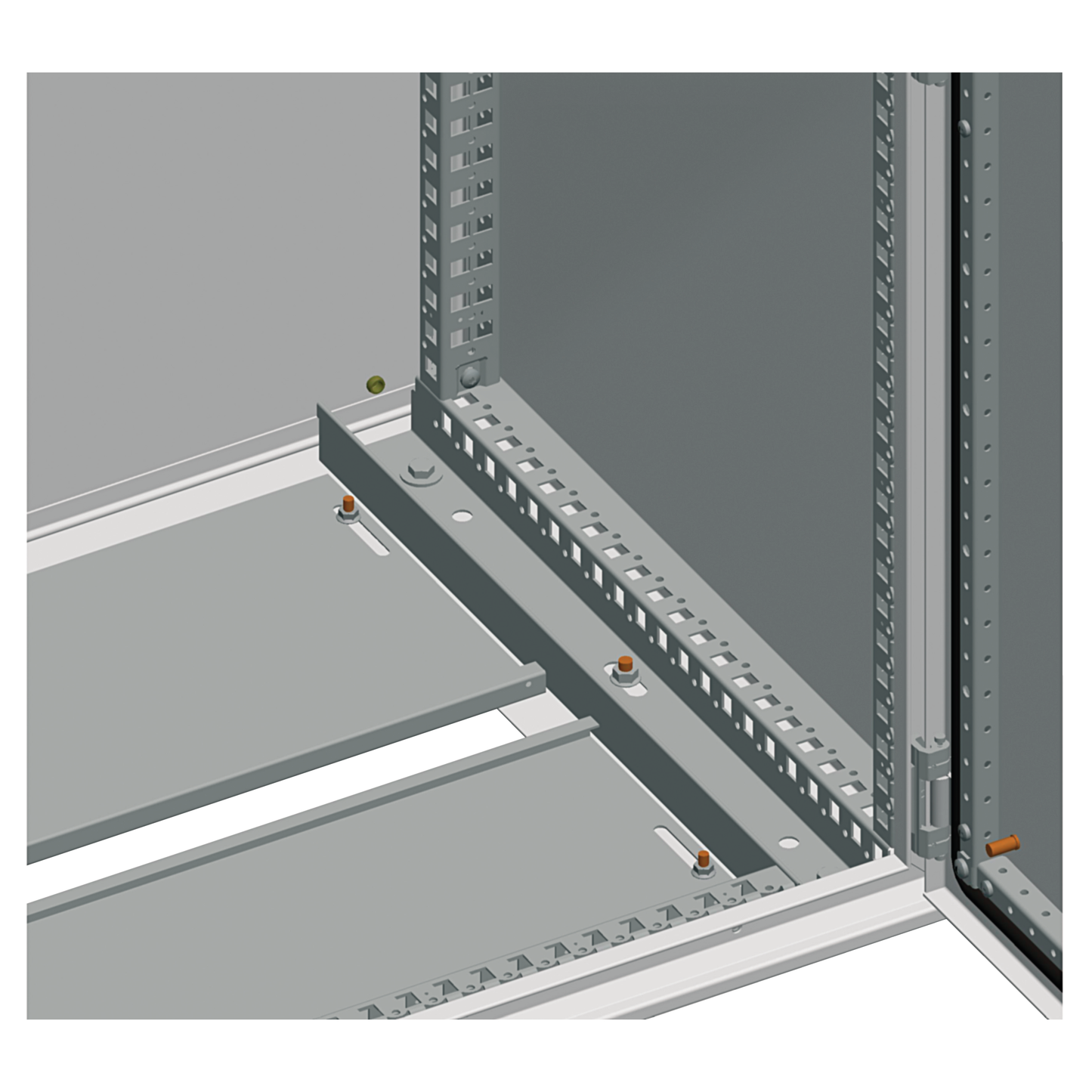 Schneider Electric-NSYSMEC1041-PanelSeT Pièces détachées - Plaque passe-câble - SM 1ent ri - L1000xP400mm