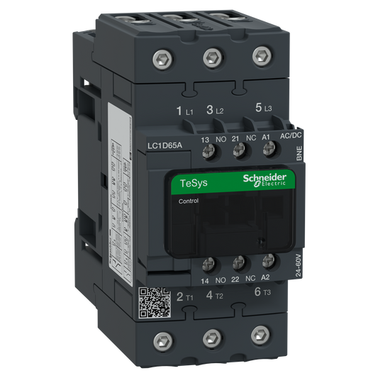 Schneider Electric-LC1D65ABNE-CONT 4P 440V 65A 24 60V