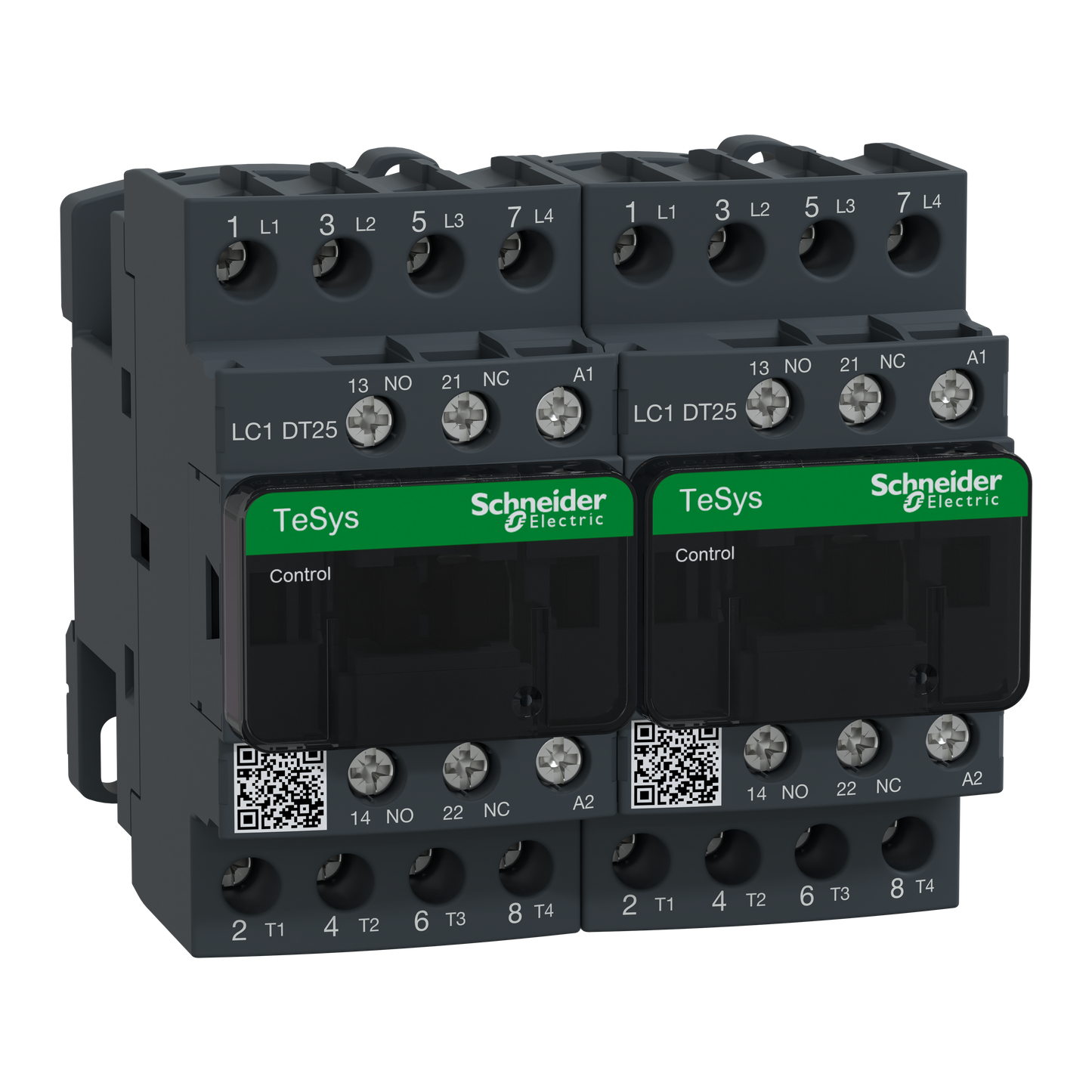 Schneider Electric-LC2DT25P7-TeSys LC2D - contacteur inverseur - 4P - AC-1 440V - 25A - bobine 230Vca