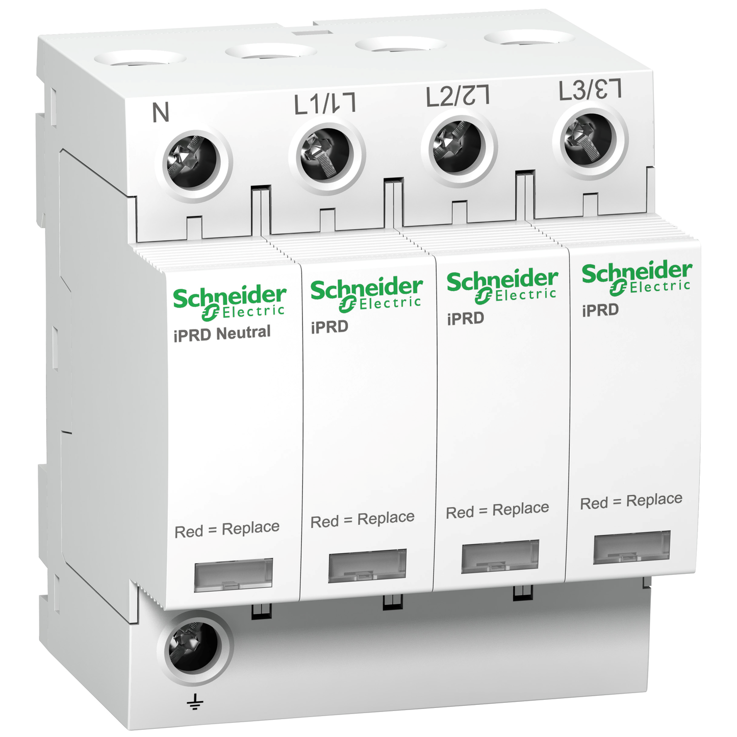 Schneider Electric-A9L20601-Acti9 - Parafoudre iPRD20r - 3PN - 20kA - 350V - avec report de signalisation
