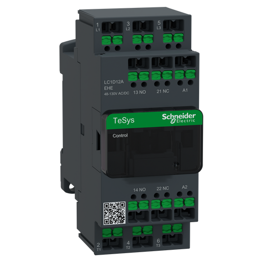Schneider Electric-LC1D12AEHE-SnIn CONT 3P 440V 12A 48 130V