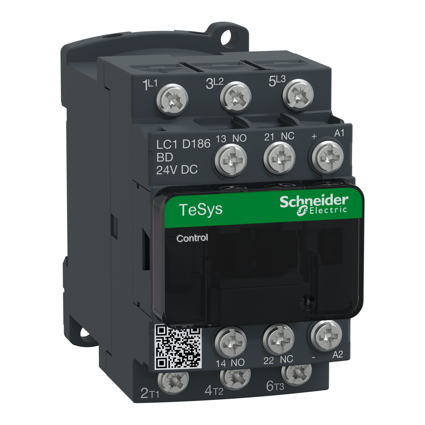 Schneider Electric-LC1D186BD-TeSys LC1D - contacteur - 3P - AC-3 440V - 18A - bobine 24Vcc