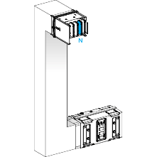 Schneider Electric-KSA1000DMCL41A-Canalis KSA - coude multiple 1000A - vers haut & gauche - A&C=300mm-B=300-800