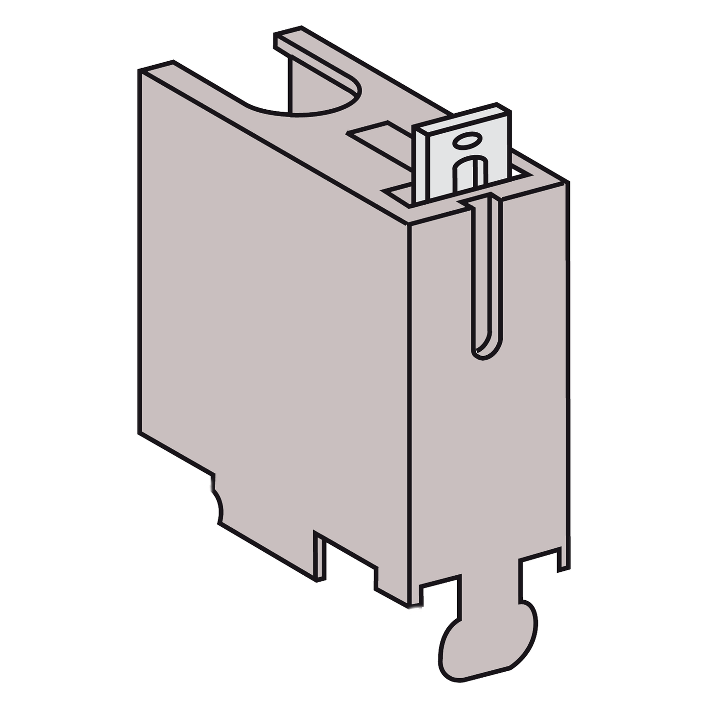 Schneider Electric-26975-C60 - cache-bornes plombables - 1P - pour C60 I-NA ID - lot de 2