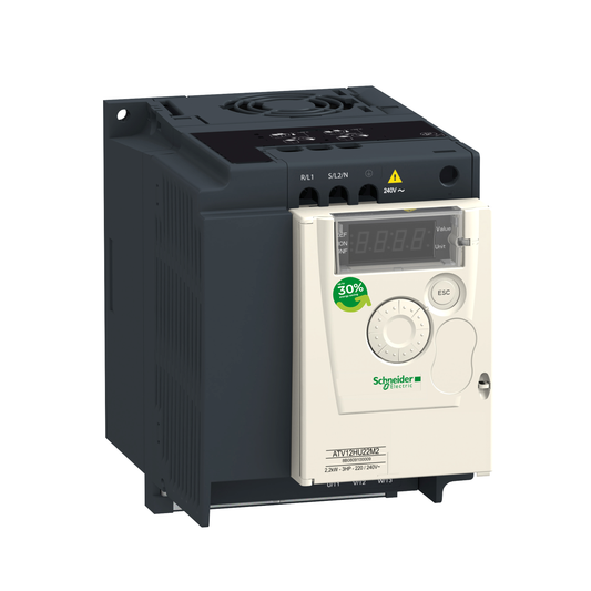 Schneider Electric-ATV12H075F1-Altivar ATV12 - variateur de vit. - 0,75kW 1CV - 100..120V - 1ph - radiateur