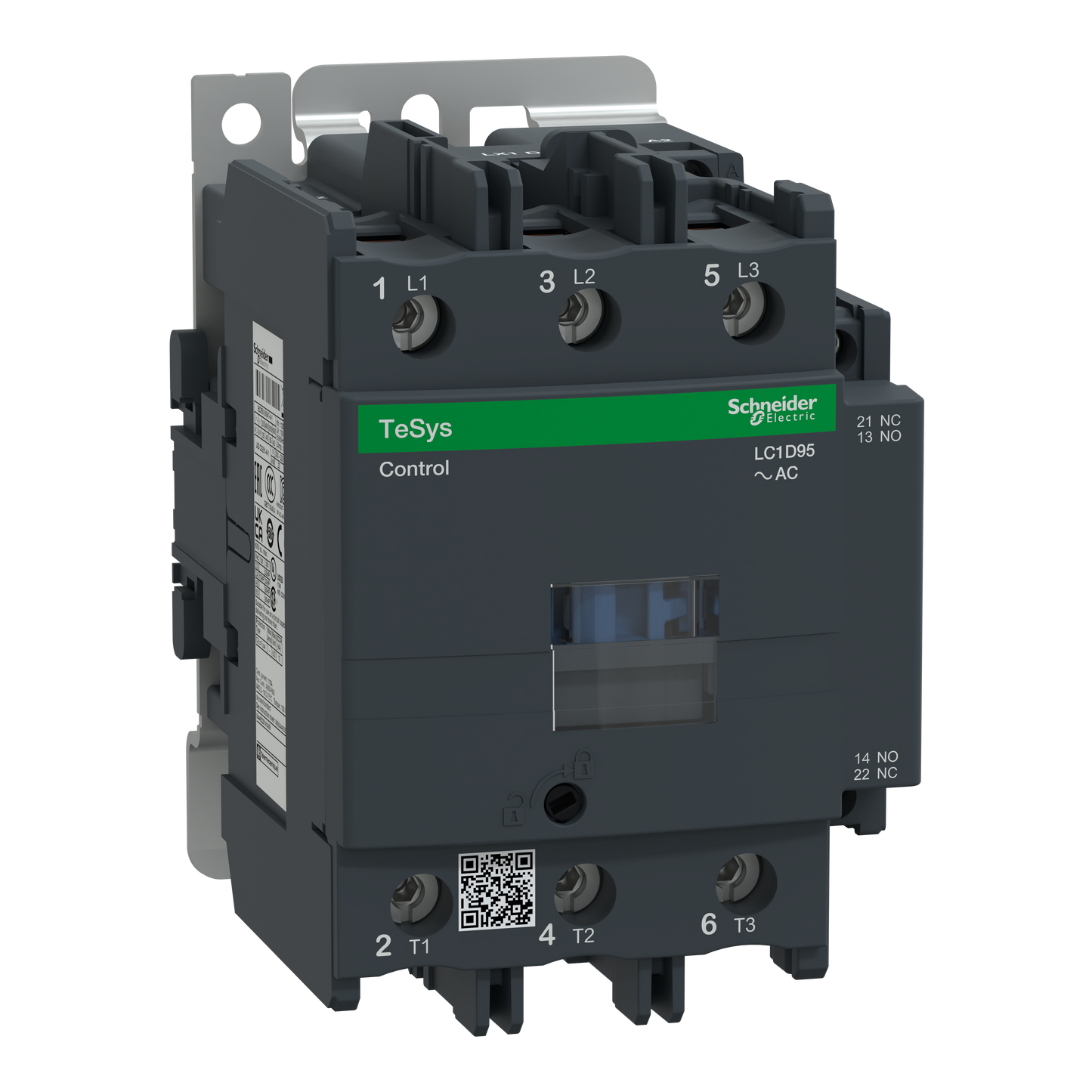 Schneider Electric-LC1D95N7-TeSys LC1D - contacteur - 3P - AC-3 440V - 95A - bobine 415Vca