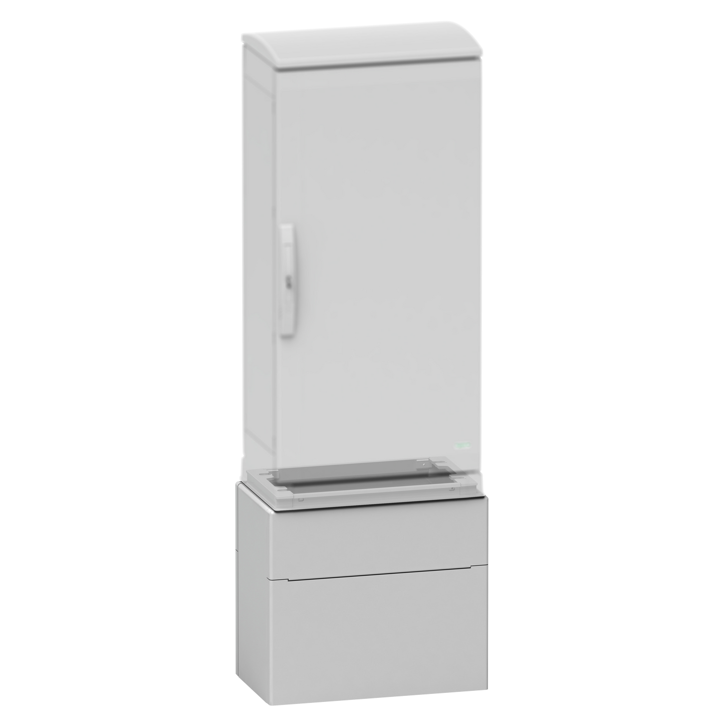 Schneider Electric-NSYZZ5104G-Thalassa - Socle polyester hauteur 500 mm pour NSYPLAZ(T) L1000P420 Ral 7035