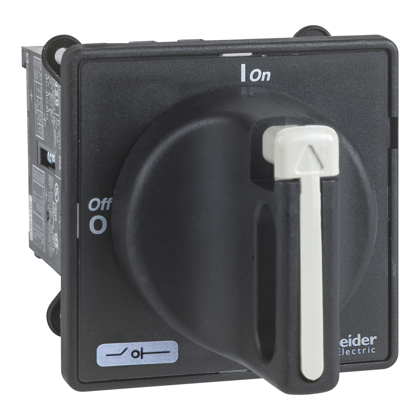 Schneider Electric-VBDN20-TeSys VBDN - interr.-sectionneur - 3P - 690V 20A - poignée noire cadenassable
