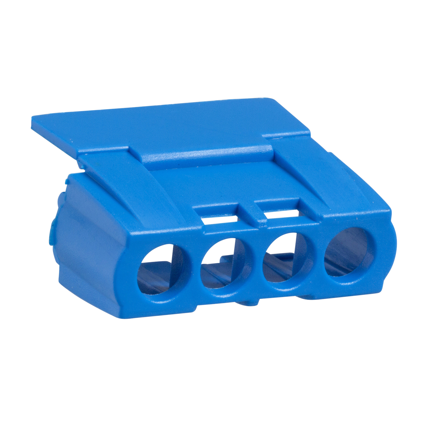 Schneider Electric-13589-MUREVA - capot IP2 pour bornier 4 trous - bleu